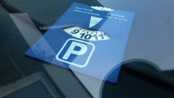 blauwe zone blauwe kaart parkeerkaart