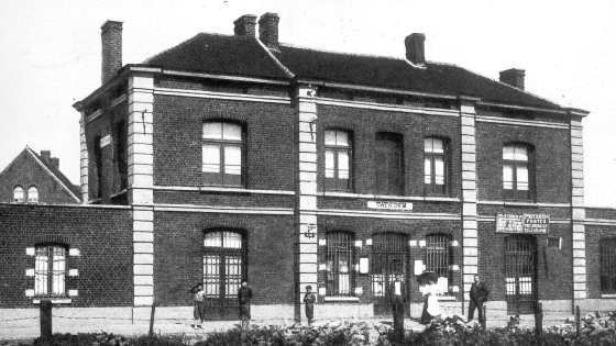 voormalig station in Zwevegem