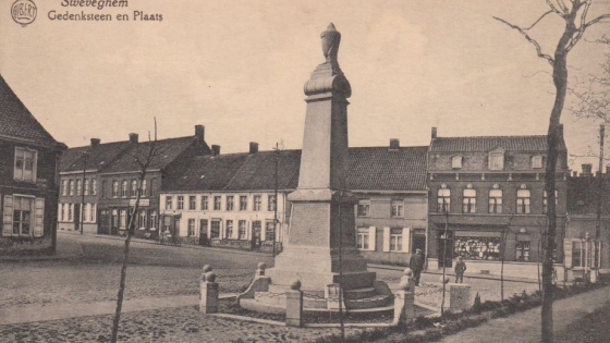 monument op het Th. Toyeplein Zwevegem