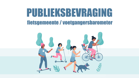 publieksbevraging fietsgemeente 2023 en voetgangersbarometer 2023