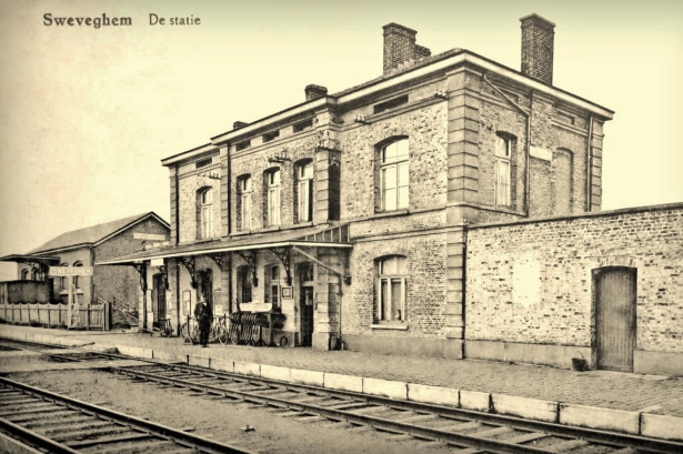 Het oud station in Zwevegem